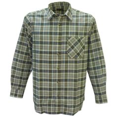 LOT 2 CHEMISES IMPALA BLEU KAKI