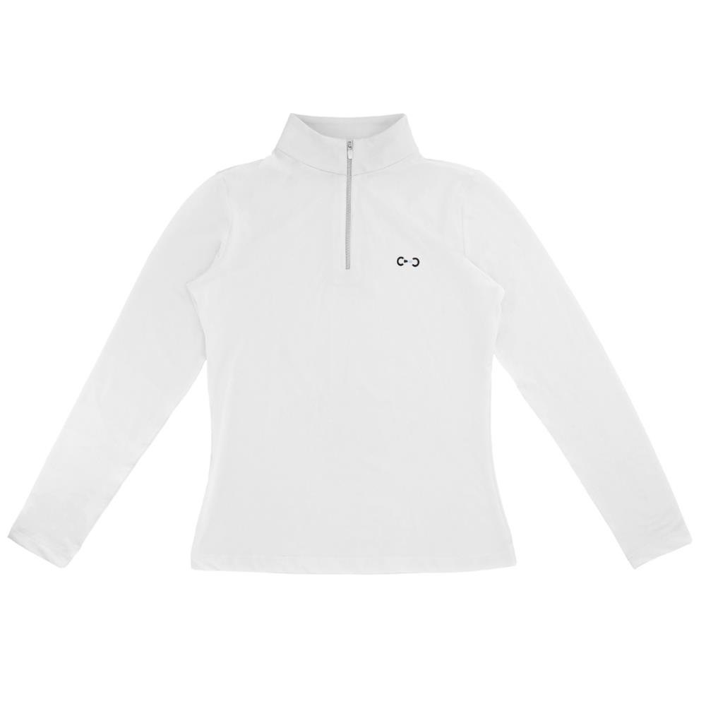 POLO CONCOURS REINE ENFANT BLANC