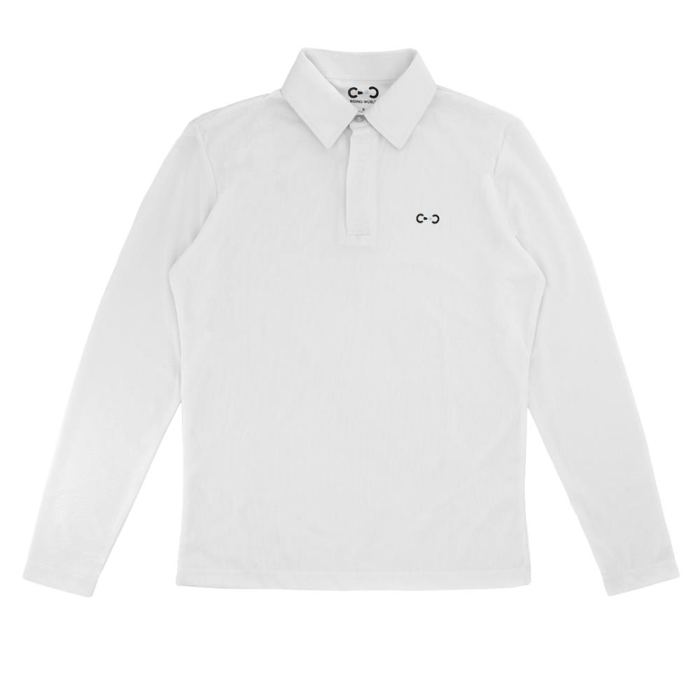 POLO CONCOURS ROMEO ENFANT BLANC
