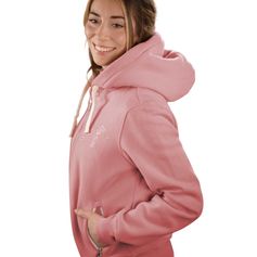 SWEAT TRESSY VIEUX ROSE FEMME
