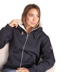 SWEAT LAPONIA MARINE FEMME