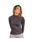 TEE-SHIRT TUTTY MANCHES LONG NOIR