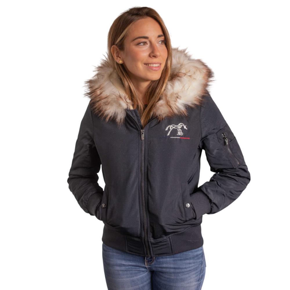 BLOUSON LYON GLITTER MARINE FEMME