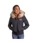BLOUSON LYON GLITTER MARINE FEMME