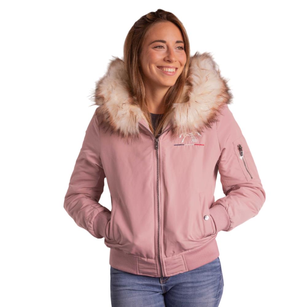BLOUSON LYON ROSE POUDRE FEMME