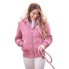 BLOUSON STEP VIEUX ROSE FEMME