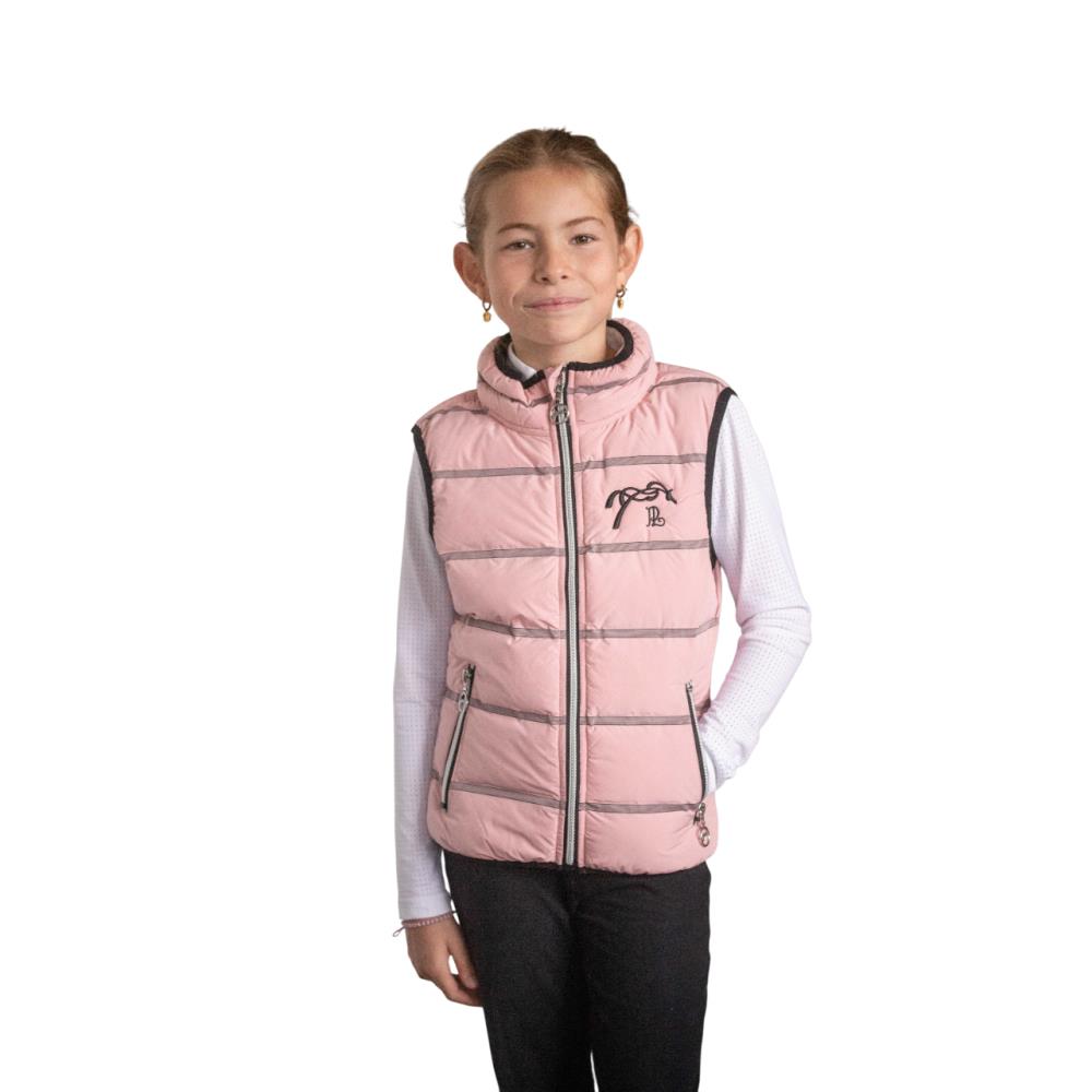 GILET ANOUCK ROSE POUDRE ENFANT