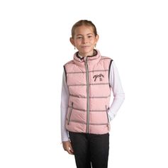 GILET ANOUCK ROSE POUDRE ENFANT