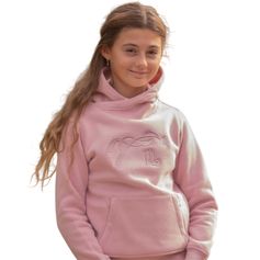 SWEAT POLLY ROSE POUDRE ENFANT