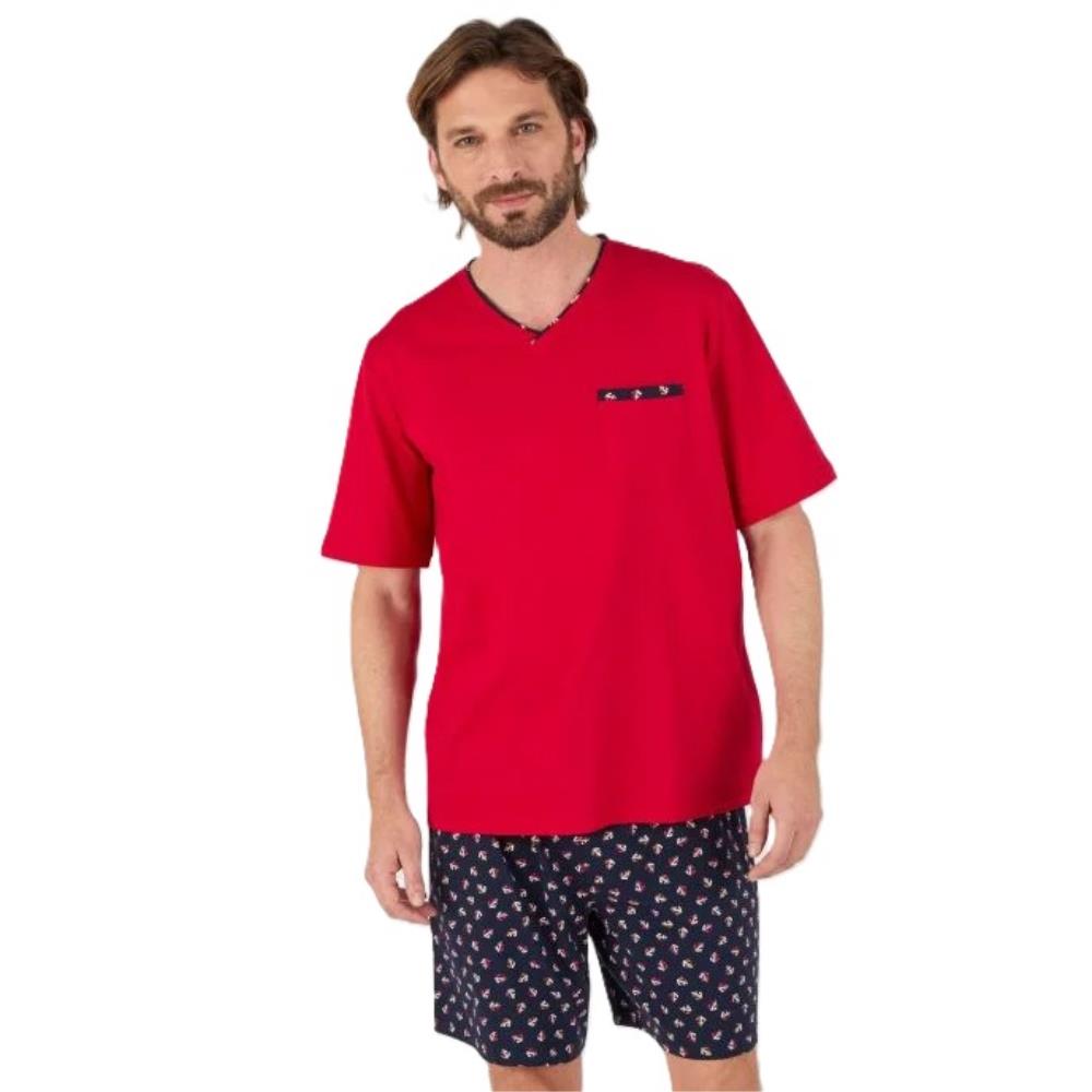 PYJASHORT JERSEY CRIMSON ROUGE