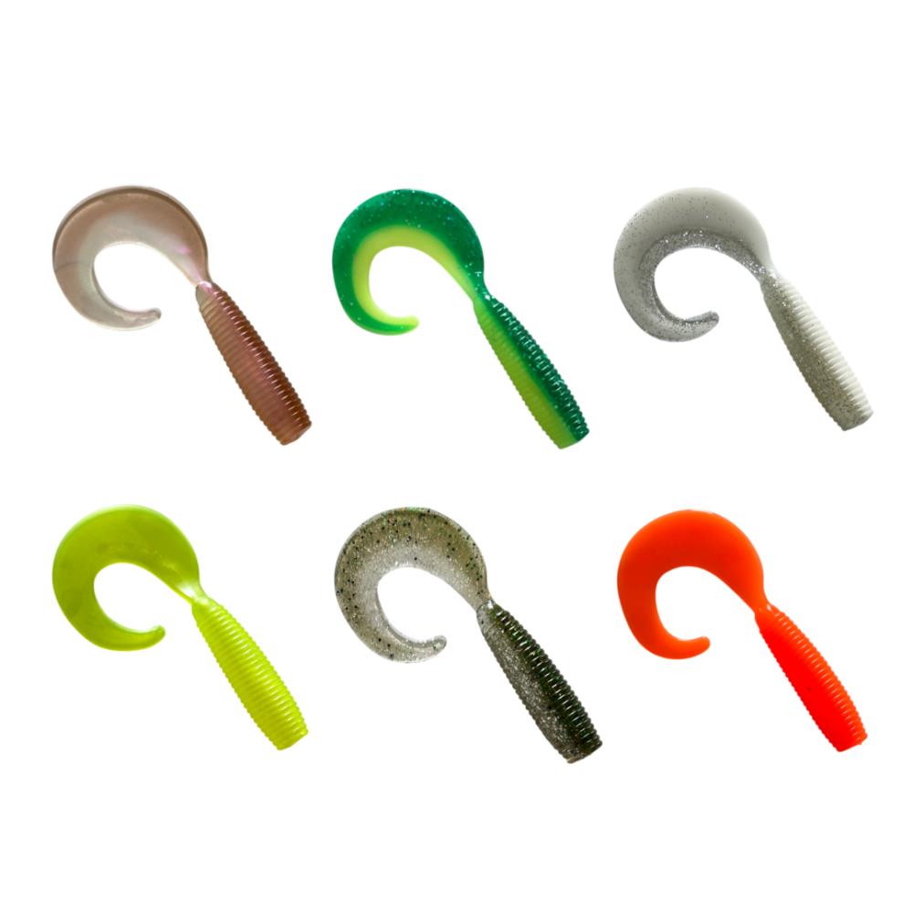 LEURRE TRZ CURLY 13CM X4