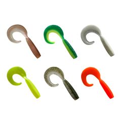 LEURRE TRZ CURLY 13CM X4