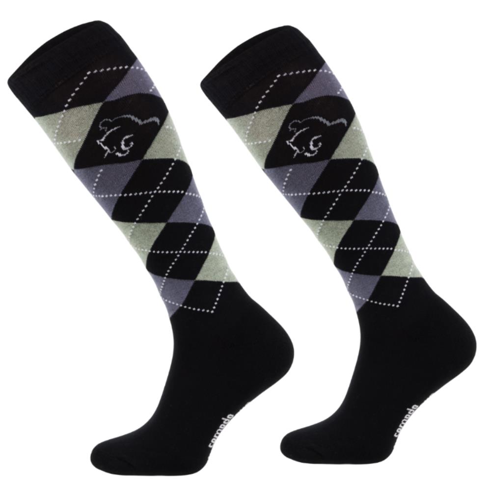 CHAUSSETTES BICOLORE KARO NOIRES
