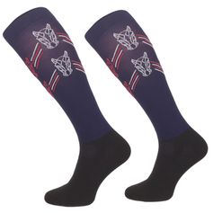 CHAUSSETTES TETE 3 CHEVAUX MARINE