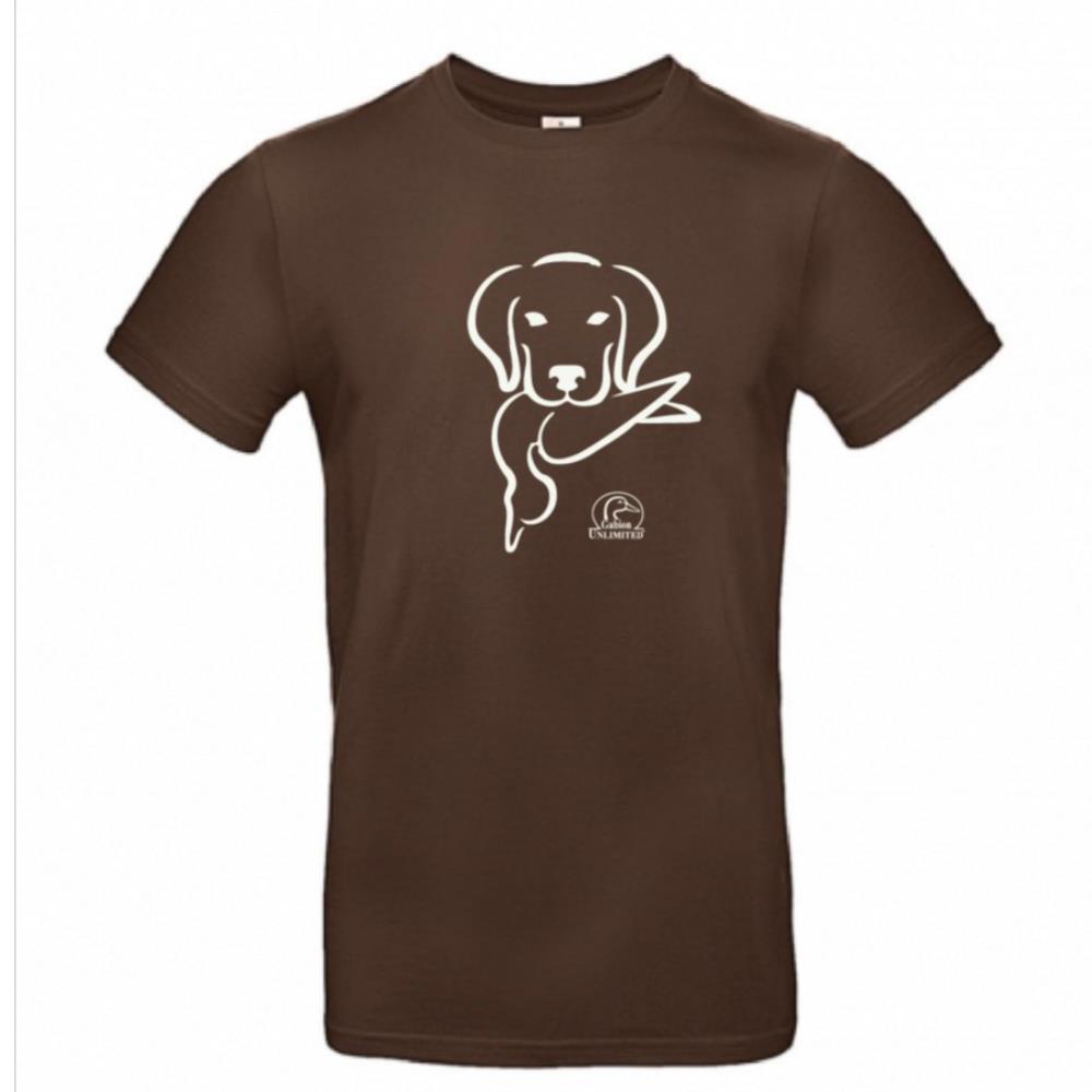 TSHIRT RETRIEVER UNLIMITED MARRON