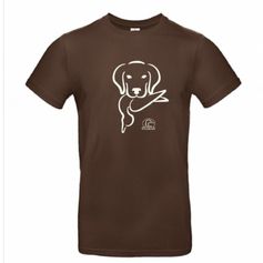 TSHIRT RETRIEVER UNLIMITED MARRON