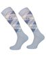 CHAUSSETTES DESIGN KARO BLEUES