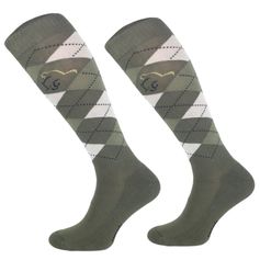 CHAUSSETTES DESIGN KARO KAKI