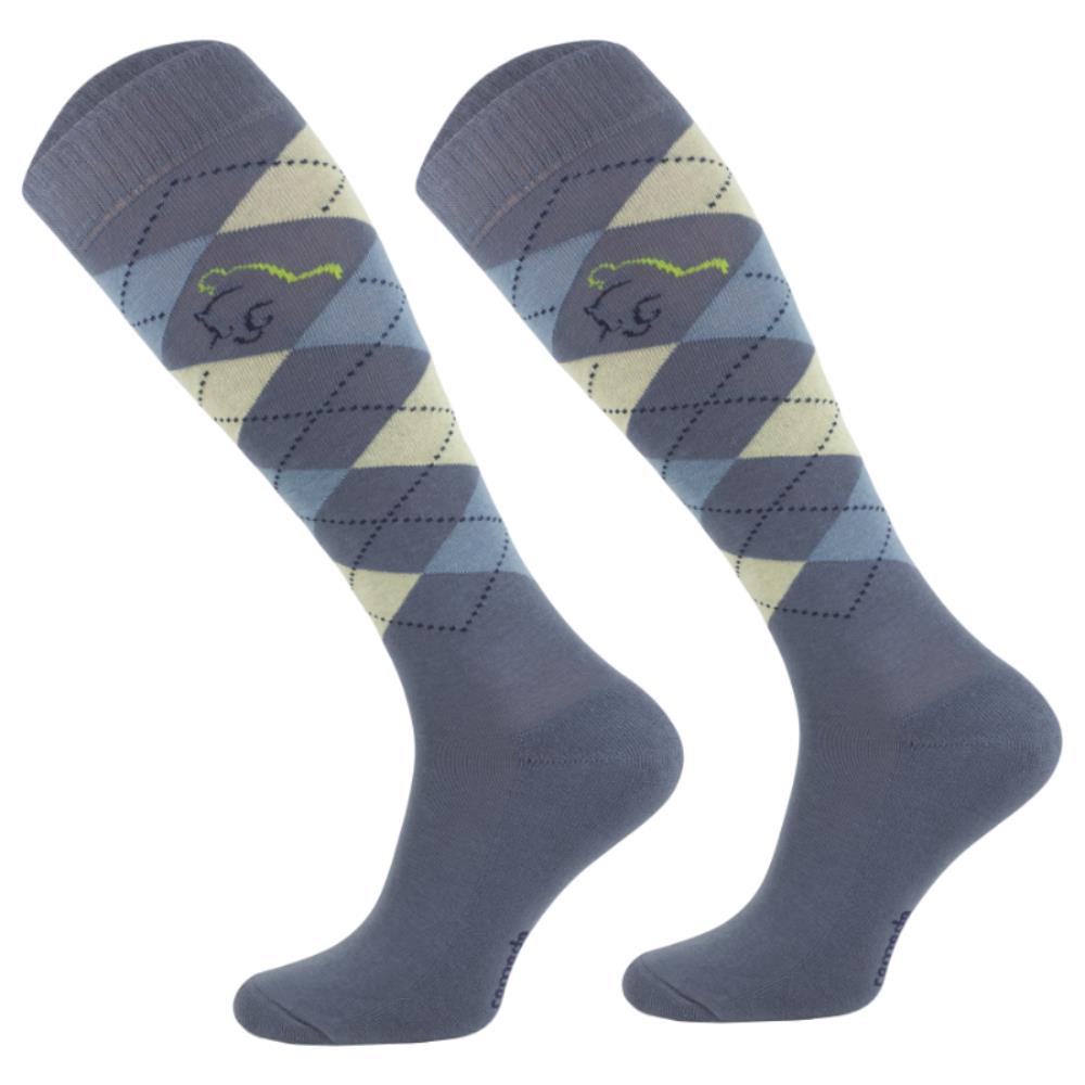 CHAUSSETTES DESIGN KARO BLUE JEANS