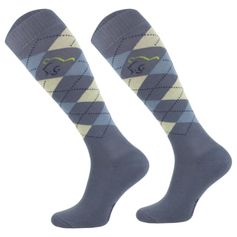 CHAUSSETTES DESIGN KARO BLUE JEANS