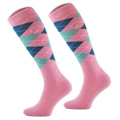 CHAUSSETTES BICOLORE KARO ROSES