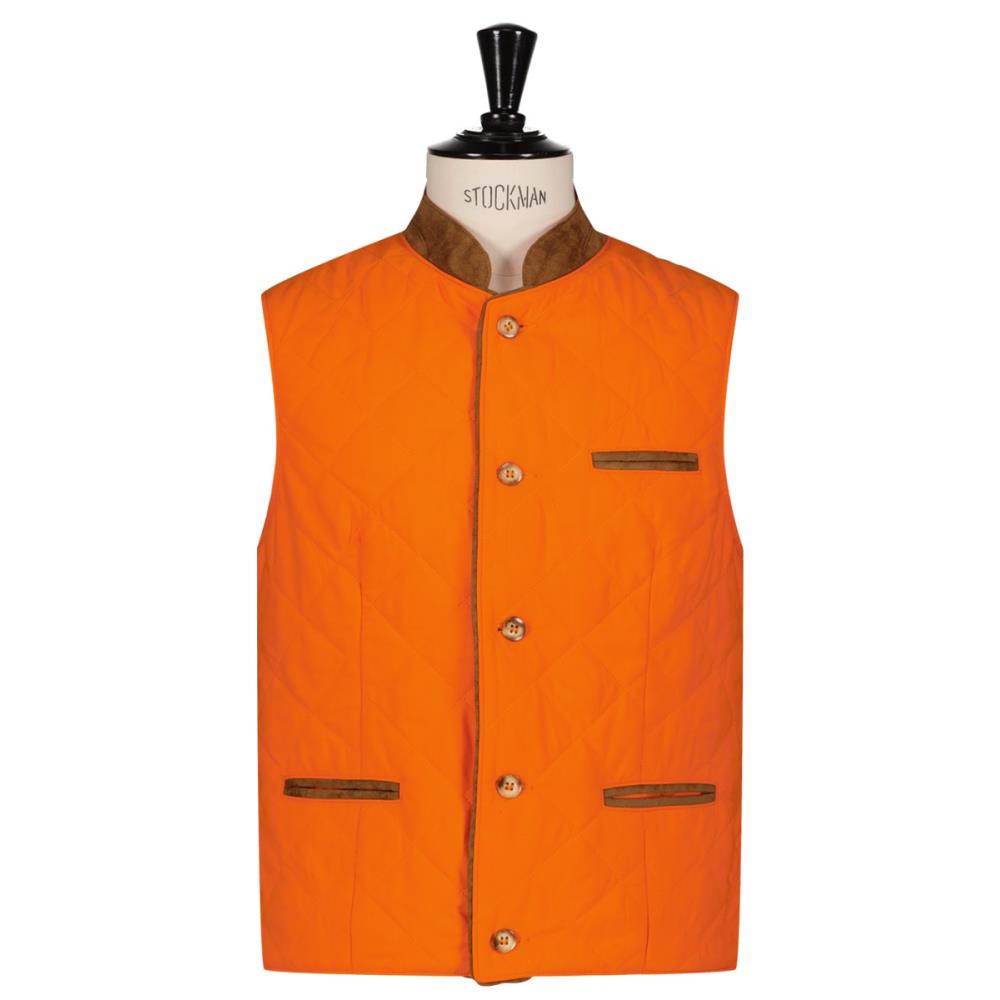 GILET HARRAS MATELASSE ORANGE
