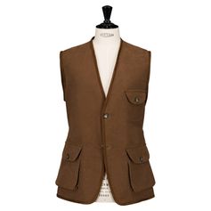 GILET ERNEST MOLESKINE CHOCOLAT