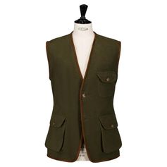 GILET ERNEST MOLESKINE OLIVE