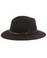 CHAPEAU FEUTRE LAINE MARRON