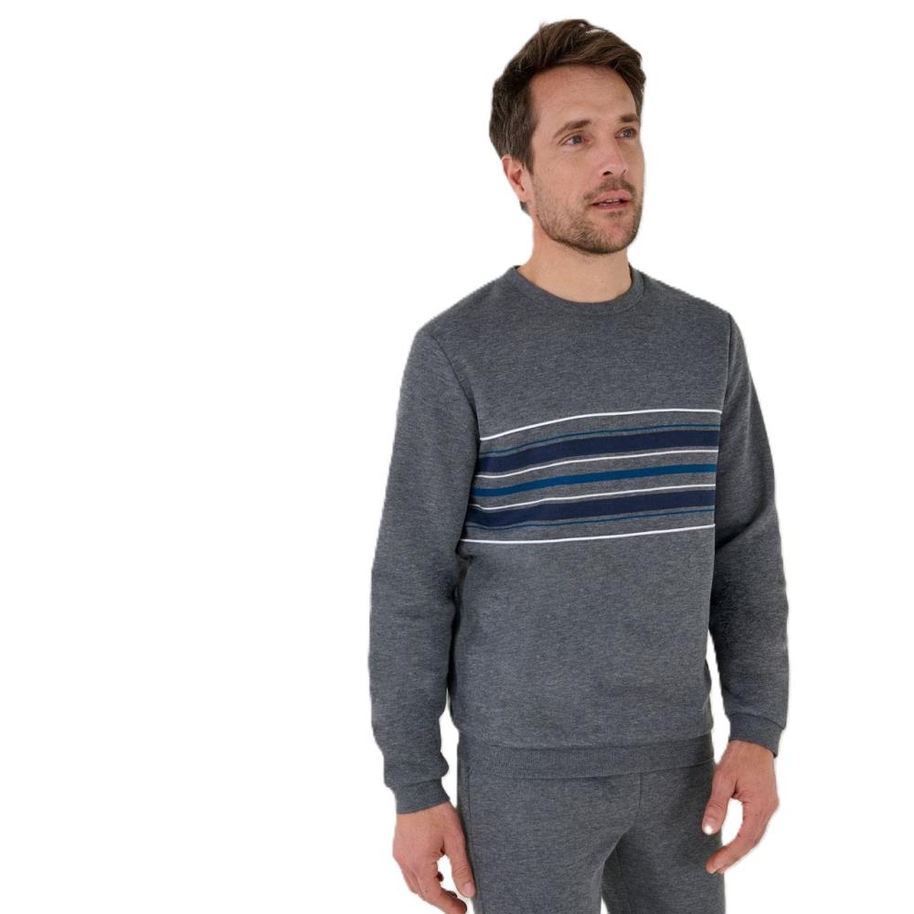 PYJAMA THERMOLACTYL GRIS CHINE FONC