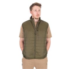 GILET MATELASSE SANS MANCHE OLIVE