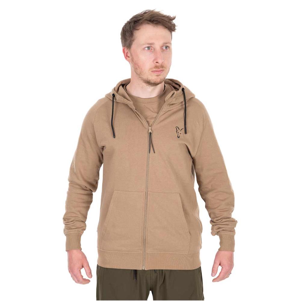 SWEAT ZIPPE LW TAN LTD