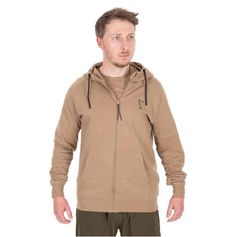 SWEAT ZIPPE LW TAN LTD