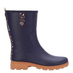 DEMI BOTTE FEMME MEGAN MARINE