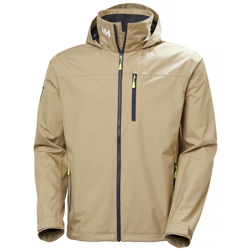 VESTE IMPERMEABLE CREW HOOD PEBBLE