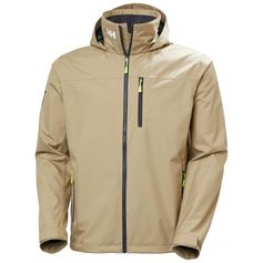 VESTE IMPERMEABLE CREW HOOD PEBBLE