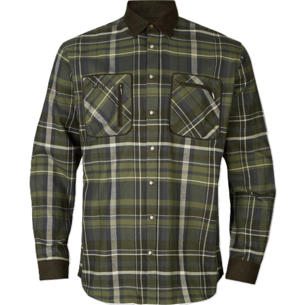 CHEMISE PAJALA OLIVE CHECK