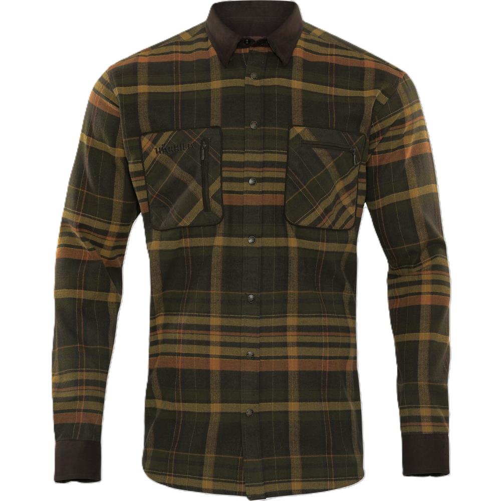 CHEMISE PAJALA GREEN BROWN