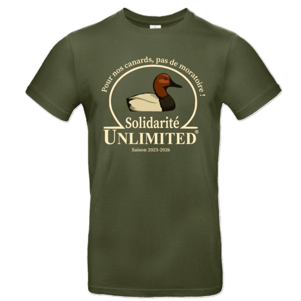 T SHIRT GU SAISON 25/26 KAKI