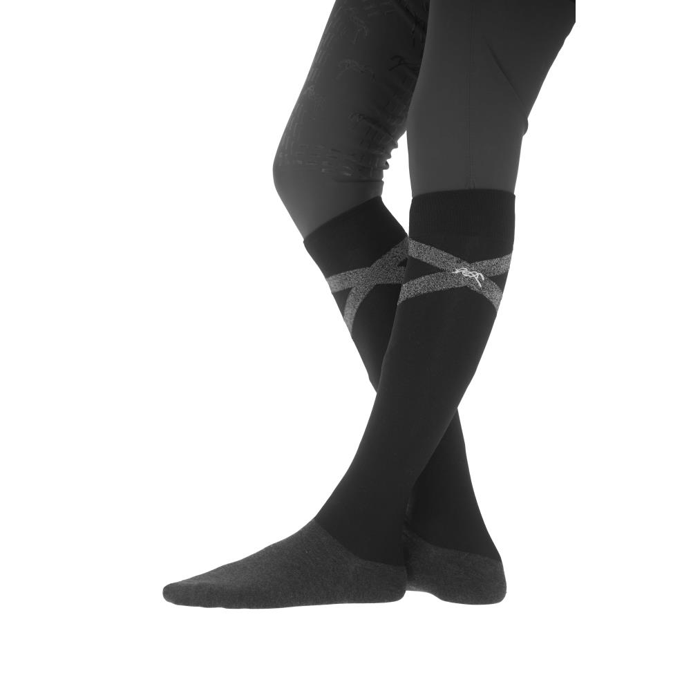 CHAUSSETTES GUMMY NOIR X2