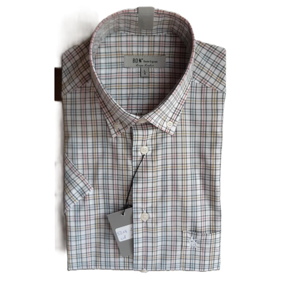 CHEMISETTE CARREAUX VERTE