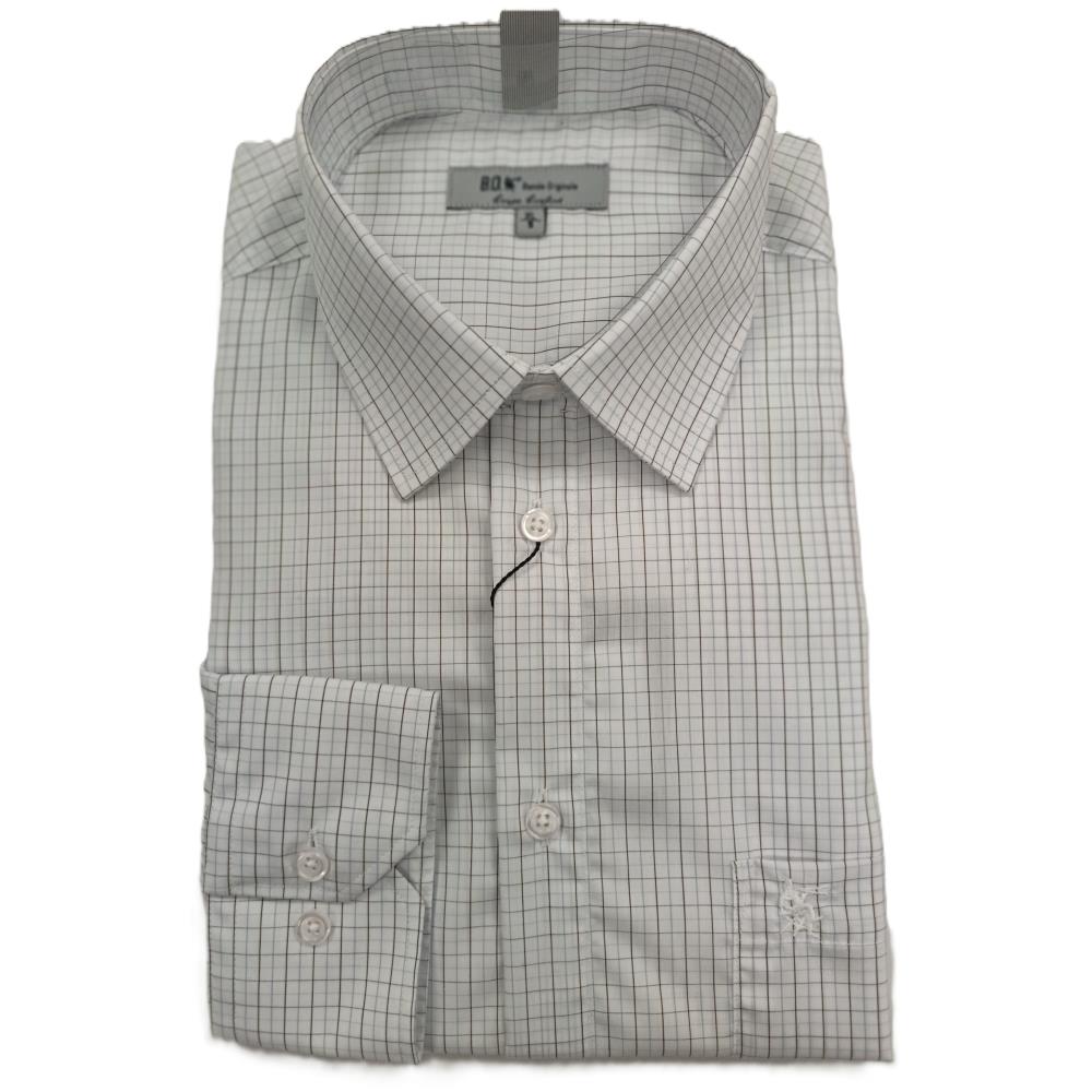 CHEMISE CARREAUX MARRON CLAIR