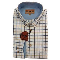 CHEMISE GRAND CARREAUX BLEU