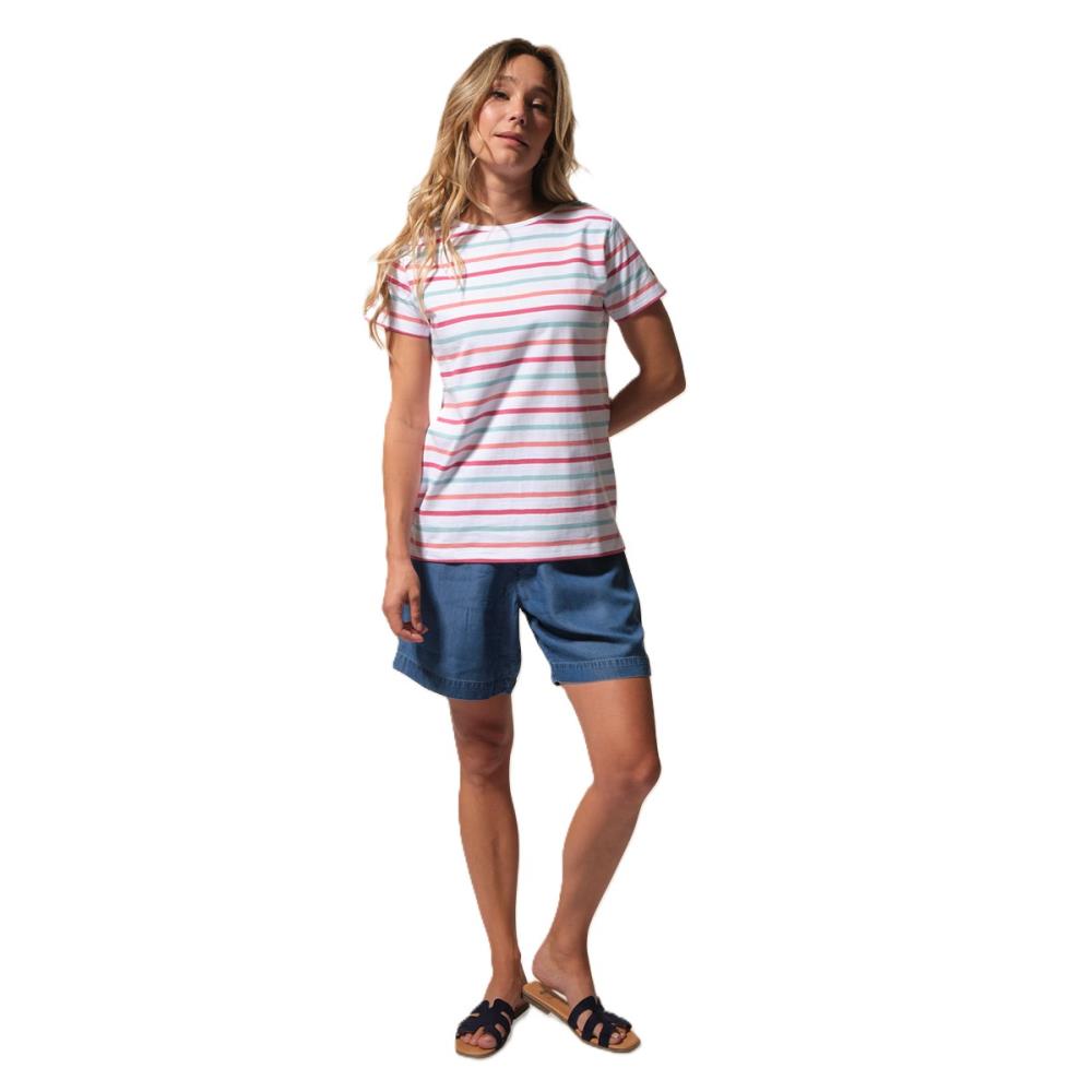 TEE SHIRT FEMME CAROLINA BLANC BAIE