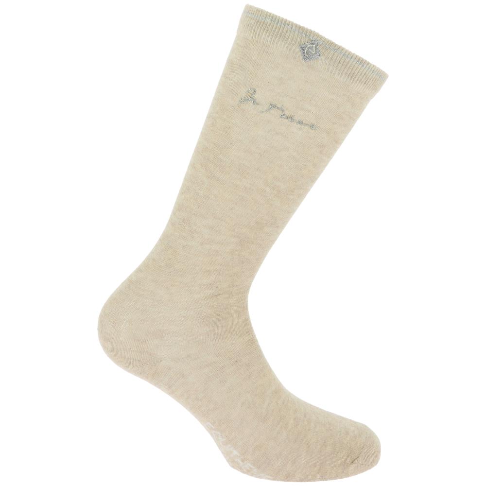 CHAUSSETTES ROSE JTM BEIGE