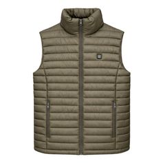 GILET CHAUFFANT KAKI NEW