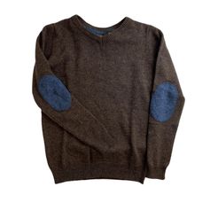 PULL COL V VITCH MARRON