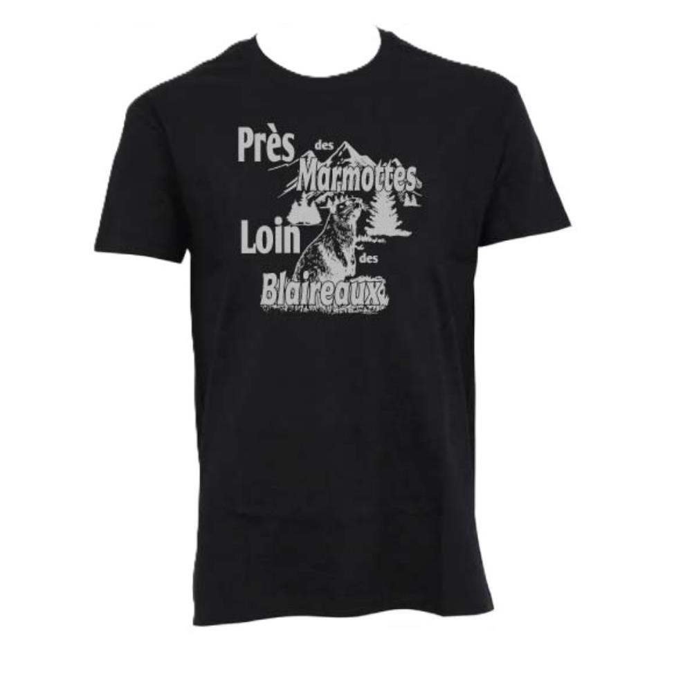 TEE SHIRT PRES DES MARMOTTES NOIR