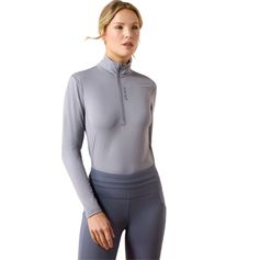 TEE-SHIRT FEMME LUNAVEIL ZIP GRIS