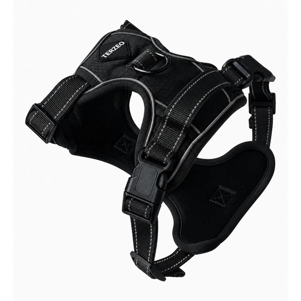 HARNAIS CONFORT POUR CHIEN NOIR
